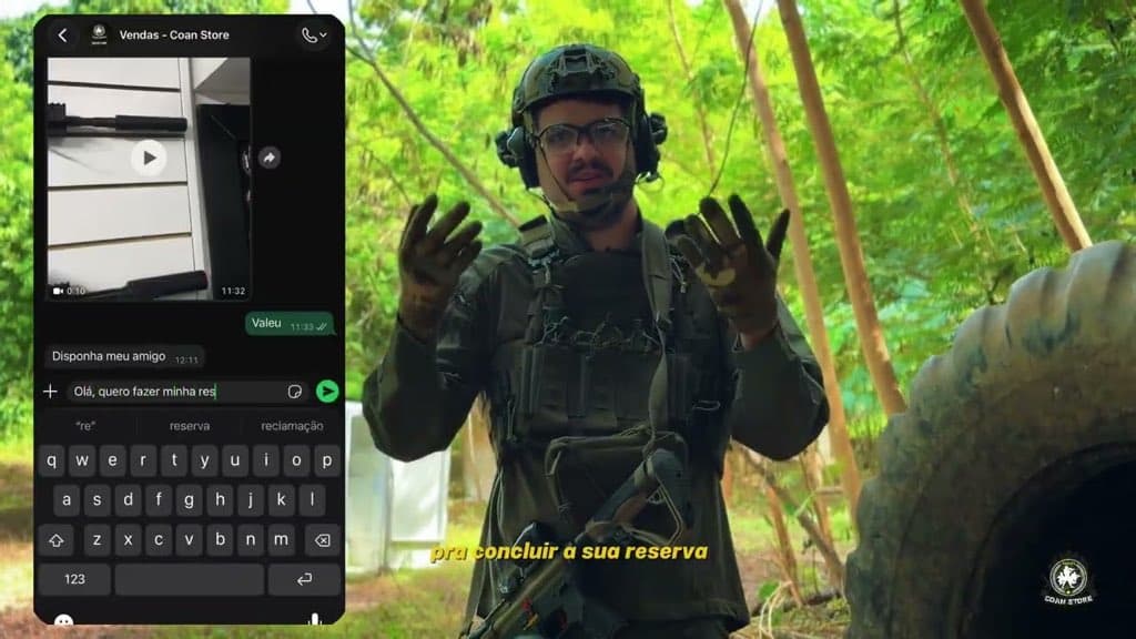 Como reservar seu equipamento de airsoft na Coan